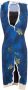 Prada Midi-jurk met bloemenprint Blauw - Thumbnail 1