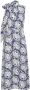 Prada Midi-jurk met bloemenprint Wit - Thumbnail 1