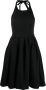 Prada Midi-jurk met halternek Zwart - Thumbnail 1