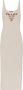 Prada Midi-jurk met logo Beige - Thumbnail 1