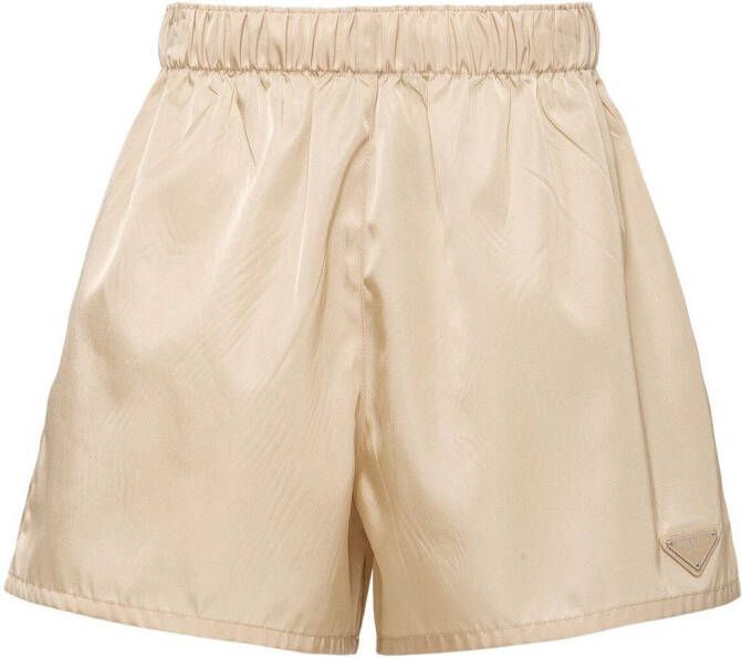 Prada Nylon shorts Beige
