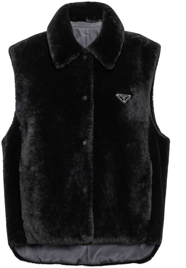 Prada Omkeerbare bodywarmer Zwart