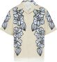 Prada Overhemd met bloemenprint Beige - Thumbnail 1