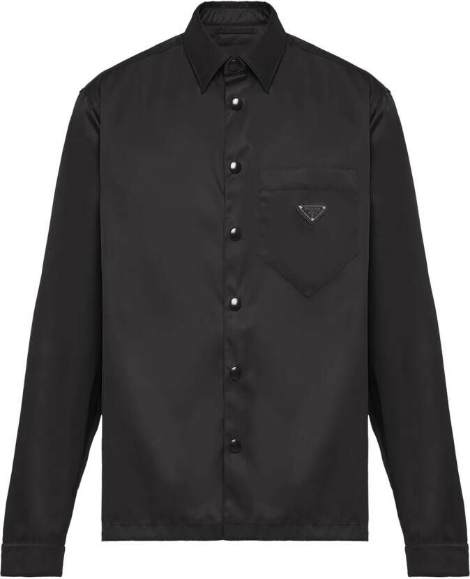Prada Overhemd met drukknopen Zwart