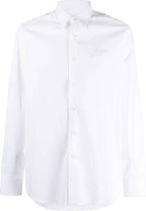 Prada Overhemd met logopatch Wit