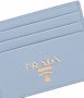 Prada Pasjeshouder met logo Blauw - Thumbnail 1