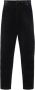 Prada Ribfluwelen broek met toelopende pijpen Zwart - Thumbnail 1