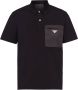 Prada Poloshirt met logo Zwart - Thumbnail 1