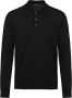 Prada Poloshirt van kamgaren wol Zwart - Thumbnail 1