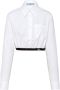 Prada Popeline blouse Wit - Thumbnail 1
