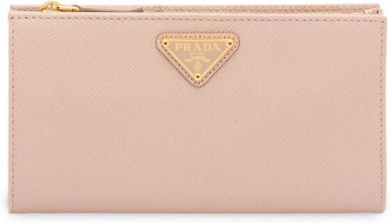 Prada Portemonnee met logo Roze