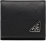Prada Portemonnee met logo Zwart - Thumbnail 1