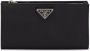 Prada Portemonnee met logo Zwart - Thumbnail 1