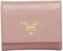 Prada Portemonnee met logoplakkaat Roze - Thumbnail 1