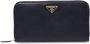 Prada Portemonnee met rits Zwart - Thumbnail 1
