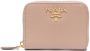 Prada Portemonnee van saffiano leer Beige - Thumbnail 1