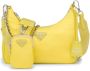 Prada Re-Edition 2005 Re-Nylon tas Geel - Thumbnail 1