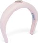 Prada Re-Nylon haarband met logo Roze - Thumbnail 1