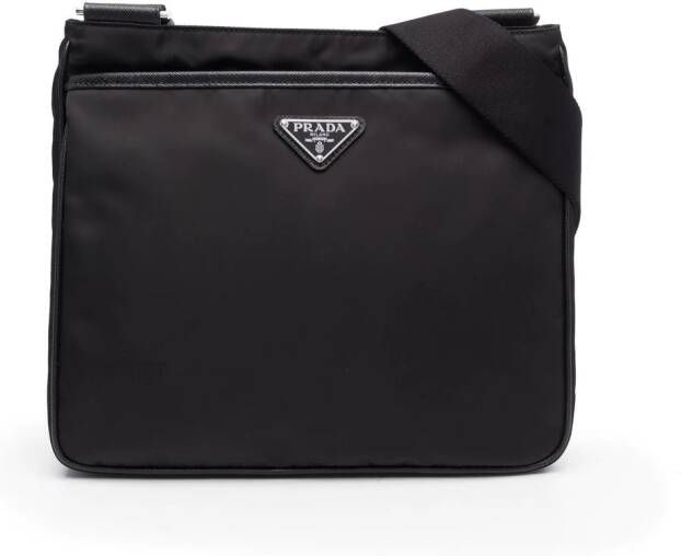 Prada Re-Nylon messengertas Zwart