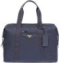 Prada Re-Nylon reistas met logo Blauw - Thumbnail 1