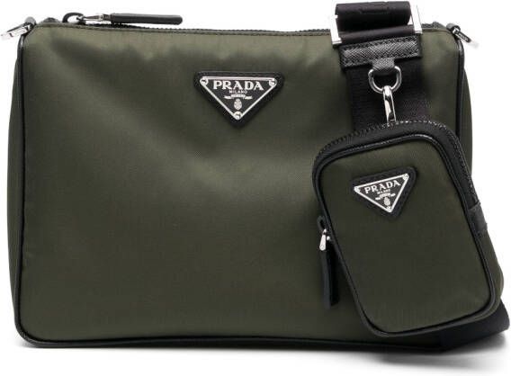 Prada Re-Nylon schoudertas Groen