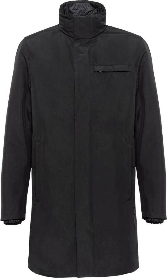 Prada Regenjas van technisch materiaal Zwart