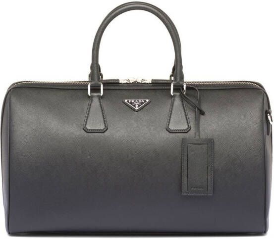 Prada Reistas van saffiano leer Zwart