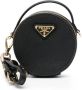 Prada Saffiano kleine buidel Zwart - Thumbnail 1