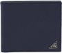 Prada saffiano portemonnee Blauw - Thumbnail 1