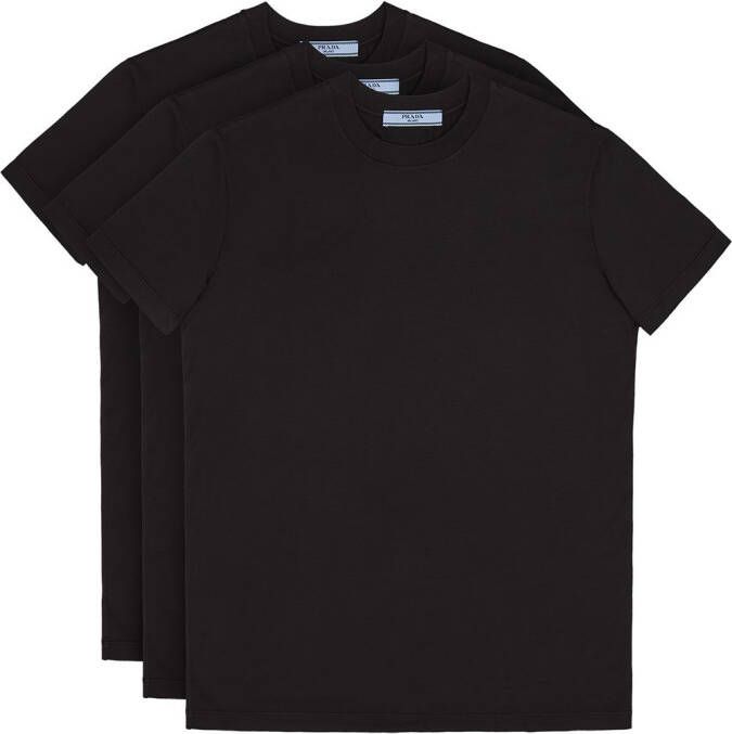Prada Set van twee T-shirts Zwart