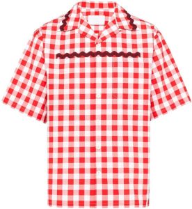 Prada Katoenen overhemd Rood