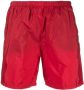 Prada Shorts met logoplakkaat Rood - Thumbnail 1