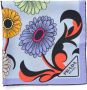 Prada Sjaal met bloemenprint Blauw - Thumbnail 1