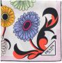 Prada Sjaal met bloemenprint Wit - Thumbnail 1