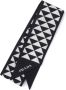 Prada Twill sjaal Zwart - Thumbnail 1