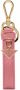 Prada Leren sleutelhanger met logo Roze - Thumbnail 1