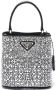 Prada Panier shopper verfraaid met kristallen Zwart - Thumbnail 1