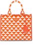 Prada Symbole shopper met jacquard Oranje - Thumbnail 1
