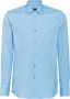 Prada stretch popeline shirt Blauw - Thumbnail 1