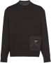 Prada Sweater met zak Zwart - Thumbnail 1