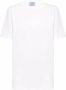 Prada Interlock T-shirt met logo Wit - Thumbnail 1