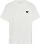 Prada T-shirt met logo Wit - Thumbnail 1
