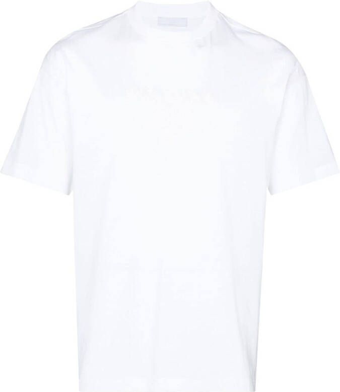 Prada T-shirt met ronde hals Wit
