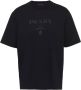 Prada T-shirt met ronde hals Zwart - Thumbnail 1