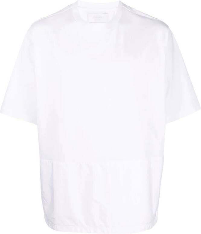 Prada T-shirt met vlakken Wit