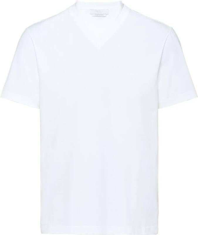 Prada T-shirt van katoen Wit