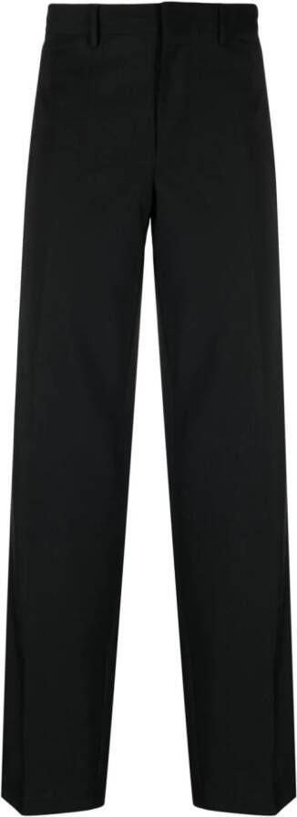 Prada Pantalon van scheerwolmix Zwart