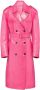 Prada Trenchcoat met dubbele rij knopen Roze - Thumbnail 1