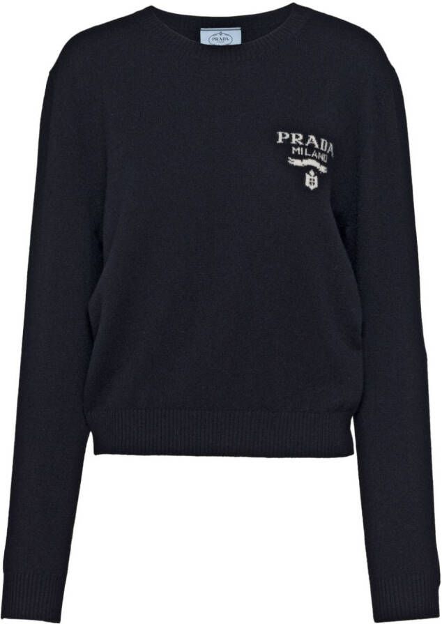 Prada Kasjmier trui Blauw
