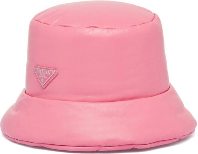 Prada Vissershoed met logo Roze